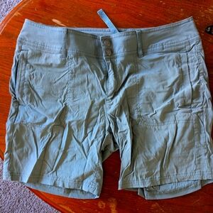 Prana light blue/gray lightweight hiking shorts size 10